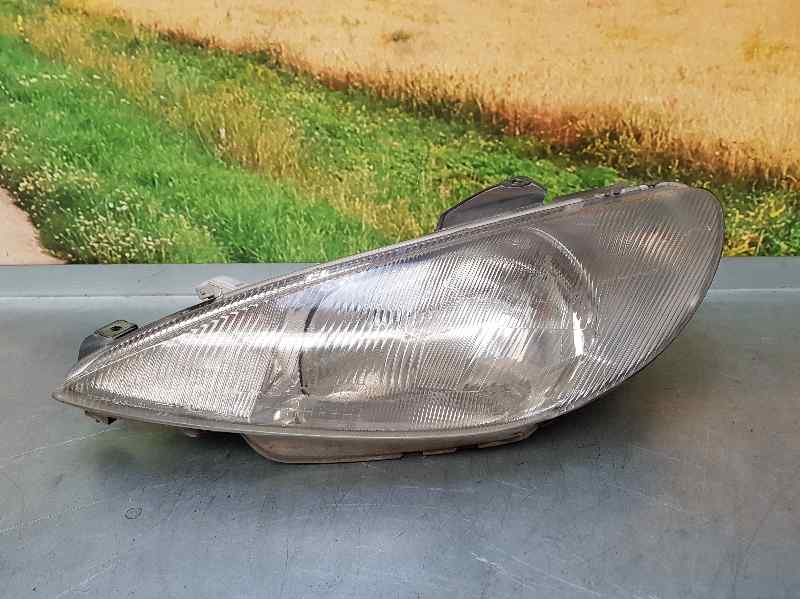 PEUGEOT 206 1 generation (1998-2009) Front Left Headlight PULIR 18593484