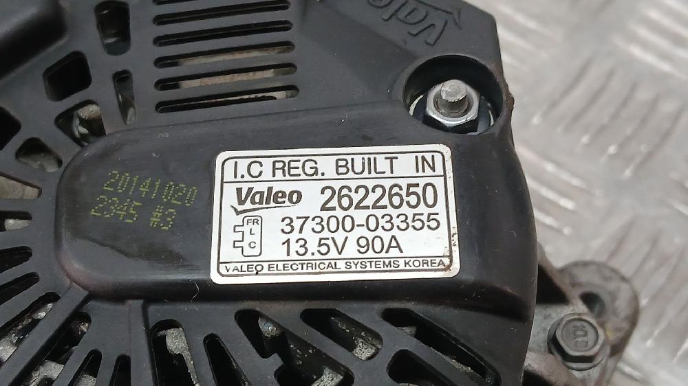 Alternador G4LA 3730003355 de Hyundai I20 ii (gb, ib) 2014-0 84 CV con 125940 km - pieza usada