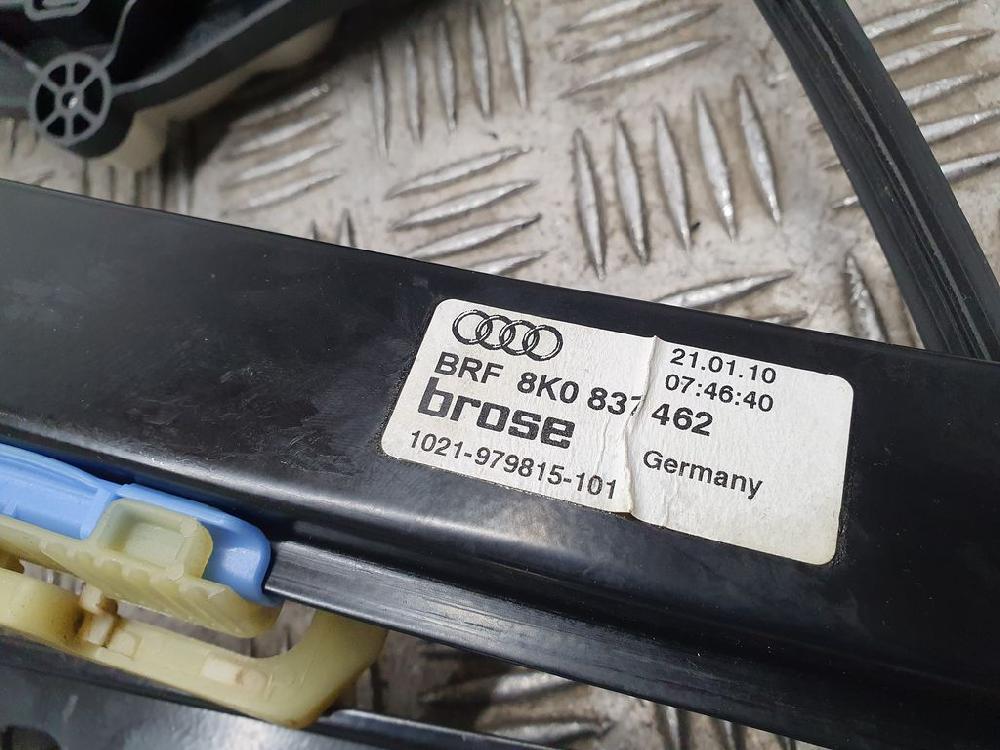 AUDI A4 B8/8K (2011-2016) Vindusregulator foran høyre dør 8K0837462 24063968