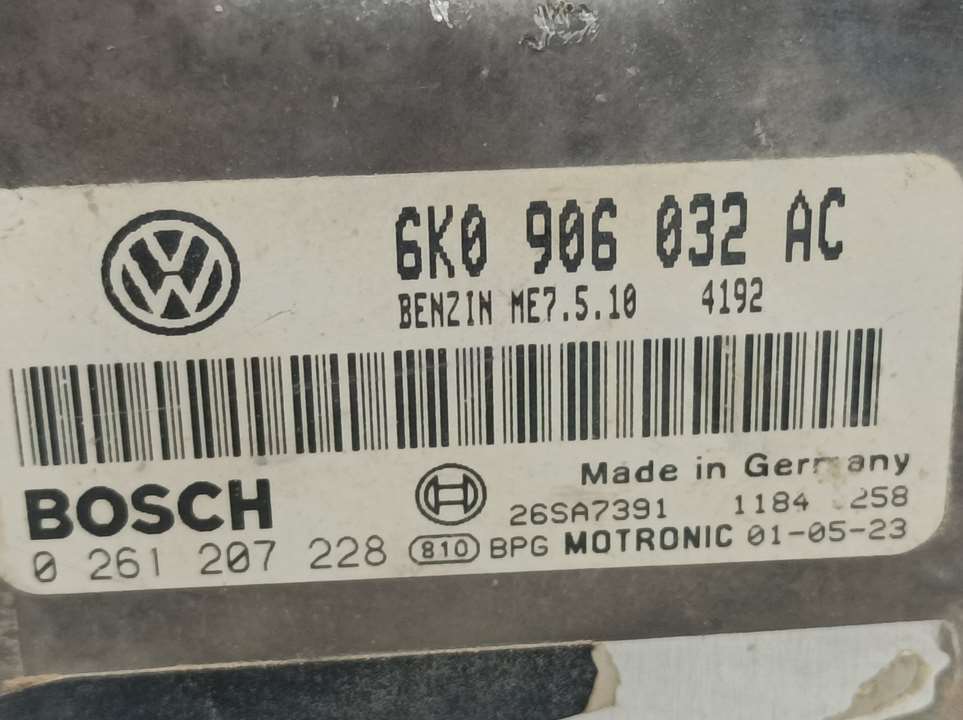 PORSCHE Блок керування двигуном ECU 6K0906032AC,0261207228 26529361