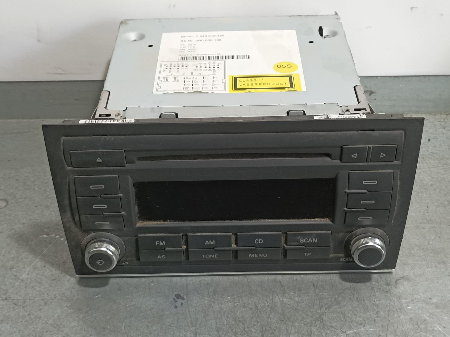 SEAT Exeo 1 generation (2009-2012) Music Player Without GPS 3R0035186, 7648218366, BLAUPUNKT 20600235
