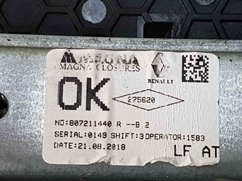 DACIA Sandero 2 generation (2013-2020) Стеклоподъемник передней левой двери 807211440R, 6PINS 23722702