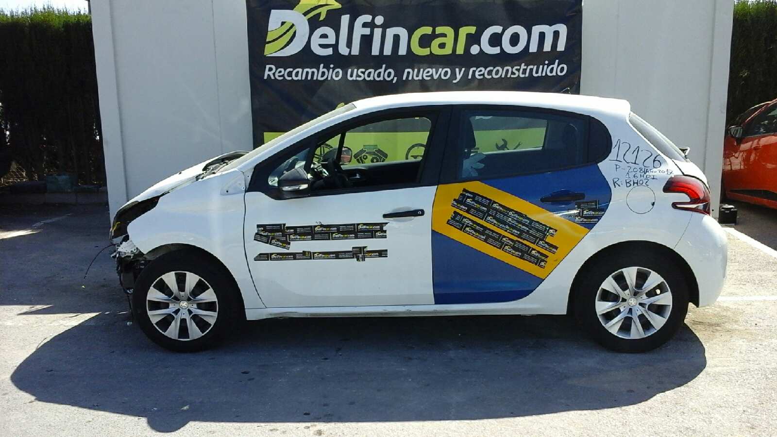 PEUGEOT 208 Peugeot 208 (2012-2015) Bal első ajtó ablakemelője 9673154480, 2PINS, ELECTRICO 18632529