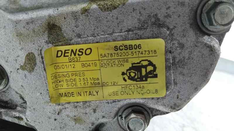 Compressor de ar condicionado 169A4000 51747318 de Fiat 500 (312_) 2010-0 69 CV - pieza usada
