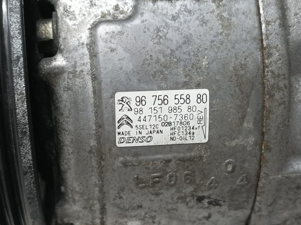 PEUGEOT 5008 1 generation (2009-2016) Air Condition Pump 9675655880, 4471507360, DENSO 21708741