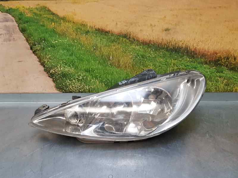 PEUGEOT 206 1 generation (1998-2009) Front Left Headlight 9628666880, 89001771, ROZADO 18601236