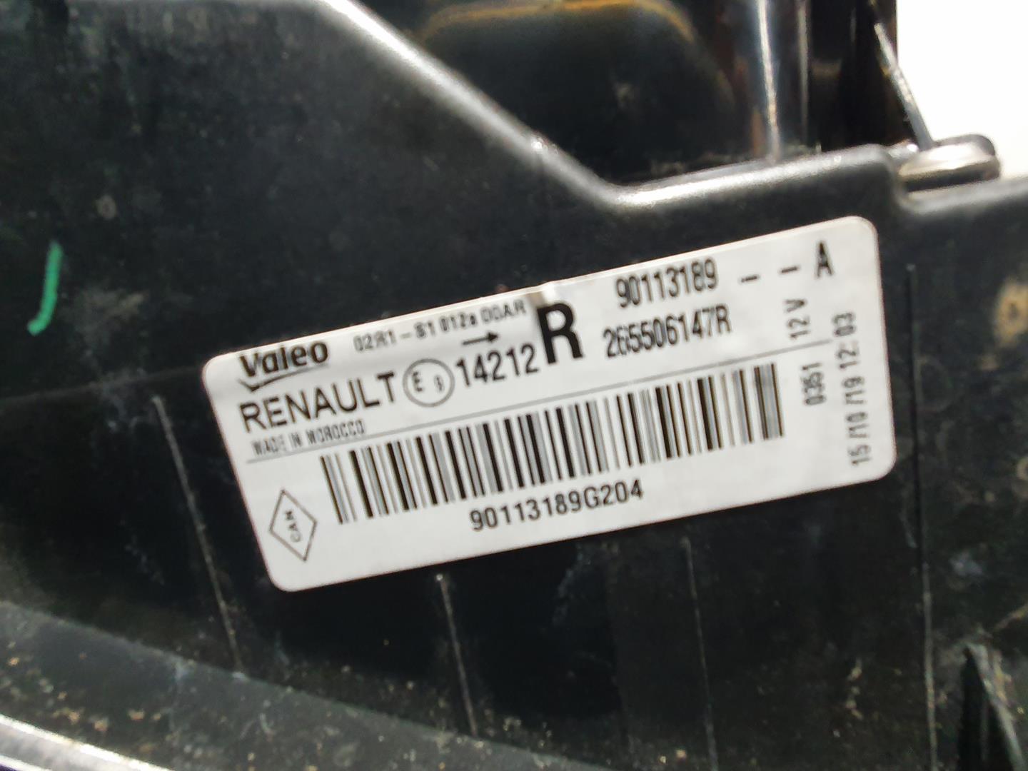 DACIA Sandero 2 generation (2013-2020) Задна дясна задна лампа 265506147R, 90113189, VALEOROZADO 23625718