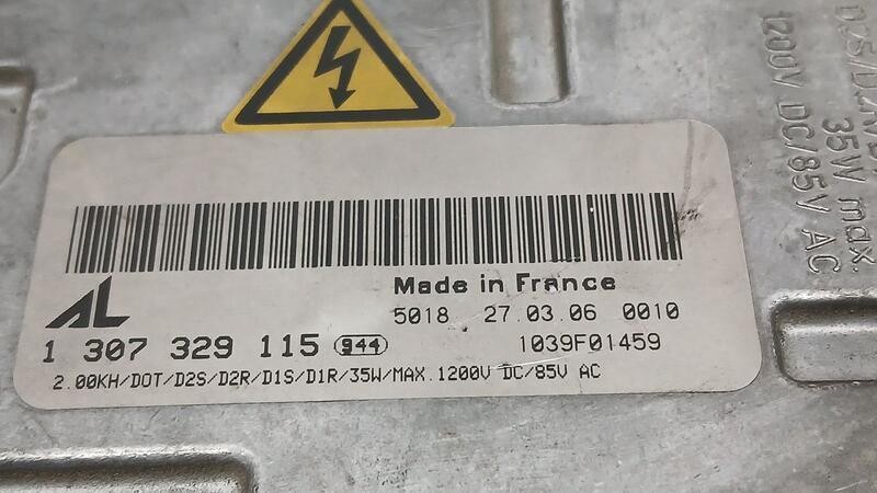 Boîtier xenon BFB 1307329115 de Audi A4 b7 (8ec) 2004-2008 163 CV - pieza usada