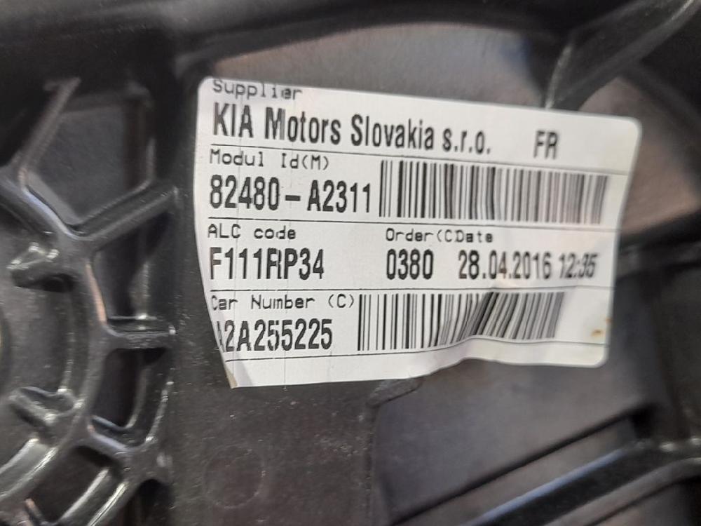 KIA Cee'd 2 generation (2012-2018) Регулятор вікна правої передньої двері 82480A2311 18696763