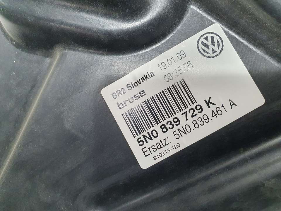 VOLKSWAGEN Tiguan 1 generation (2007-2017) Rear left door window lifter 5N0839729K,BROSE 24087698