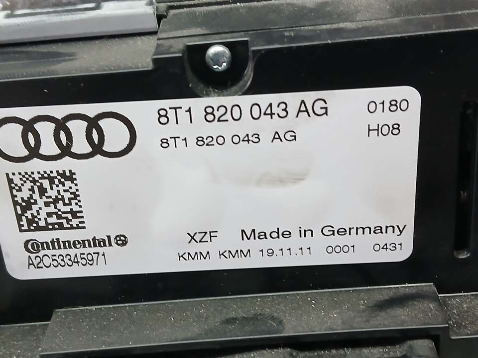 AUDI A4 B8/8K (2011-2016) Ilmastonhallintayksikkö 8T1820043AG,A2C53345971 26528450