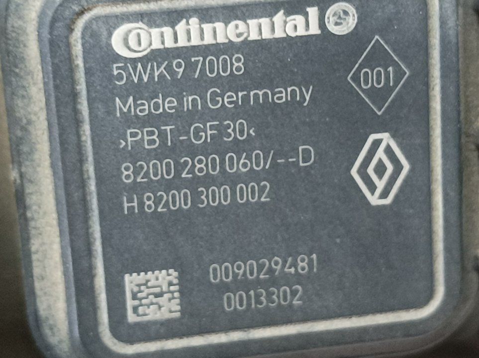 RENAULT Kangoo 2 generation (2007-2021) Capteur de débit massique d'air MAF 8200280060D,5WK97008 24087928