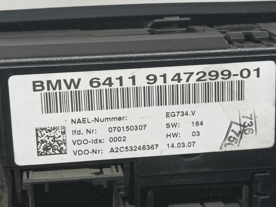 CHEVROLET 3 Series E90/E91/E92/E93 (2004-2013) Pегулятор климы 64119147299,A2C53246367 21052486