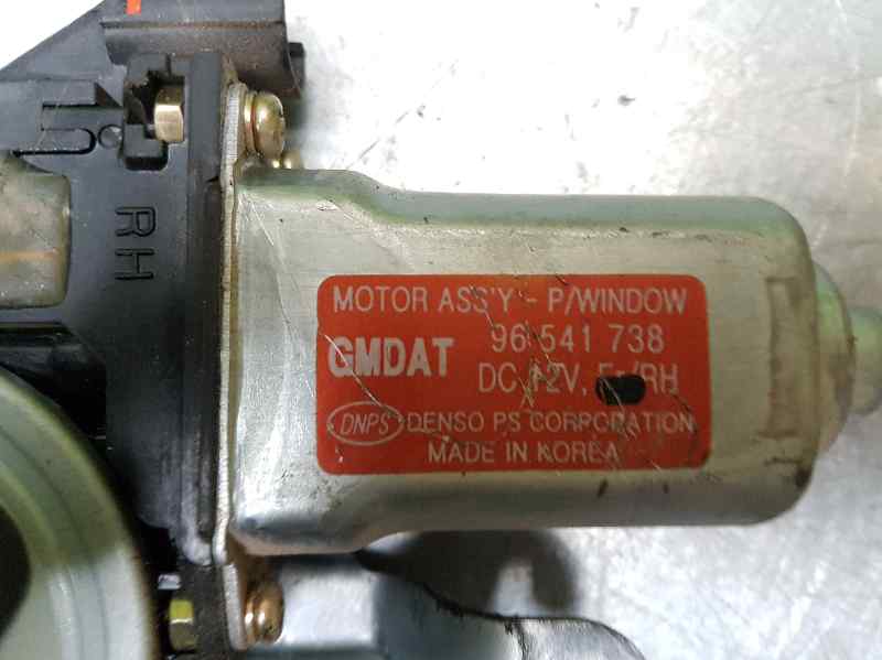 CHEVROLET Kalos 1 generation (2002-2020) Стеклоподъемник передней правой двери 96541738, 2PINS, ELECTRICO 18562954