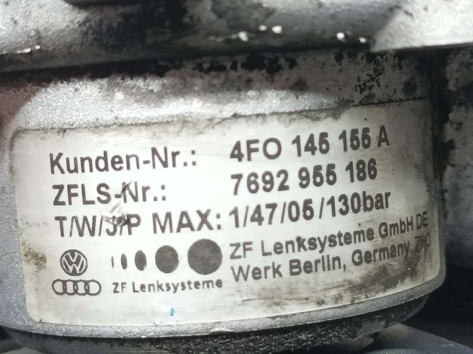 AUDI A6 C6/4F (2004-2011) Power Steering Pump 4F0145155A, 76929551786 22366372
