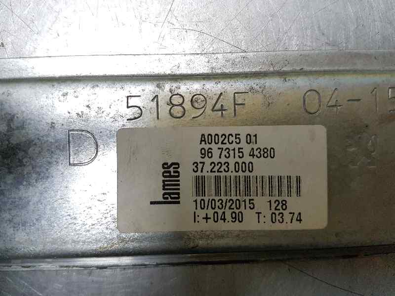 PEUGEOT 208 Peugeot 208 (2012-2015) Стеклоподъемник передней правой двери 9673154380, 2PINS 18619723