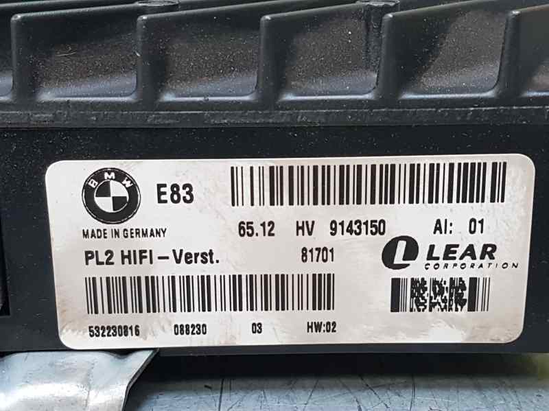 BMW X3 E83 (2003-2010) Sound Amplifier 65129143150, 532230816, LEAR 18616178