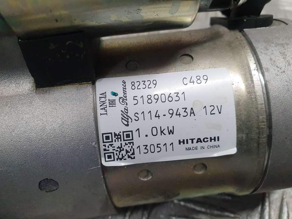 FIAT 500 2 generation (2008-2024) Starter Motor 51890631, S114943A 24083983