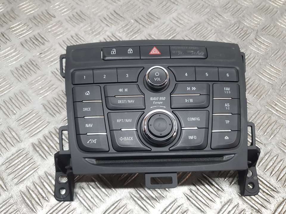 OPEL Zafira C (2012-2016) Music Player Buttons 13406657, A2C81982200, CONTINENTAL 24290927