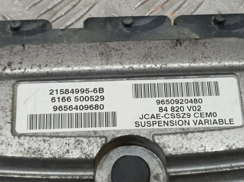 PEUGEOT 607 1 generation (2000-2008) Balstiekārtas vadības bloks 9650920480, 215849956C 21070289