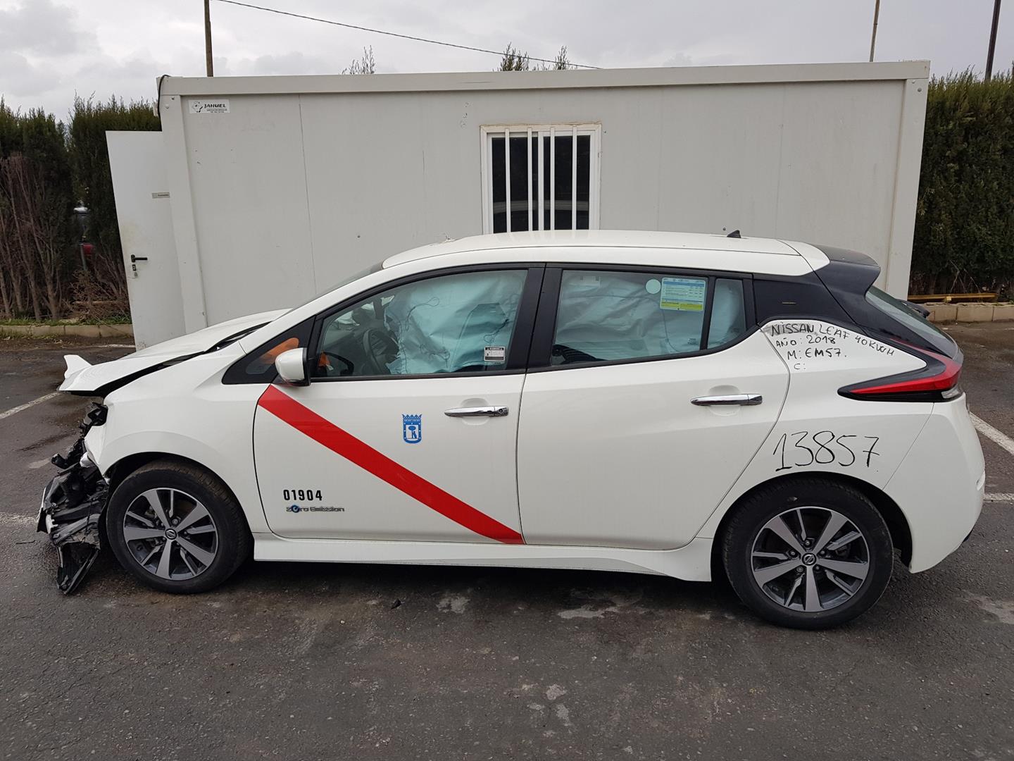 NISSAN Leaf 2 generation (2017-2023) Rattstångsmekanism ELECTRO/MECANICA 23619158