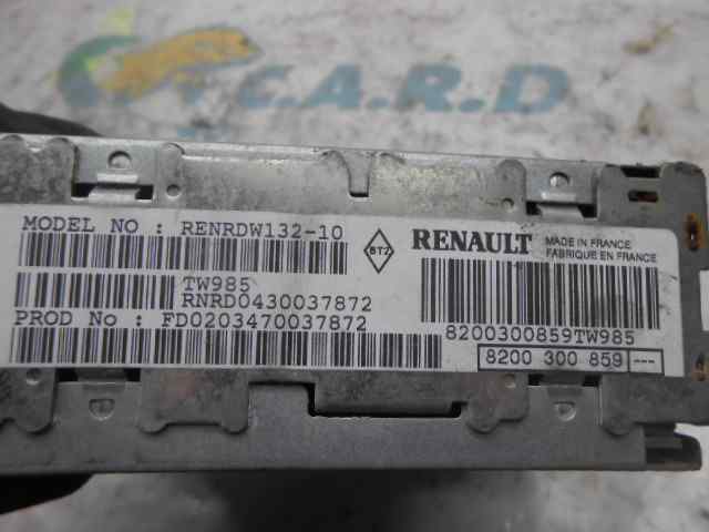 RENAULT Scenic 2 generation (2003-2010) Music Player Without GPS RENRDW13210, 8200300859 18482273