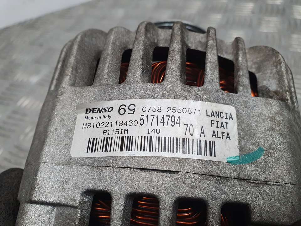 FIAT Grande Punto 1 generation (2006-2008) Alternator 51714794, MS1022118430, DENSO 22581918