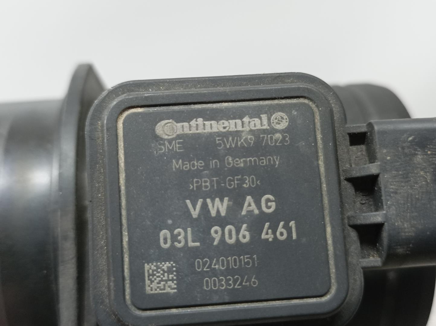 VOLKSWAGEN Golf 6 generation (2008-2015) Masseluftstrømssensor MAF 03L906461, 5WK97023, CONTINENTAL 23657837