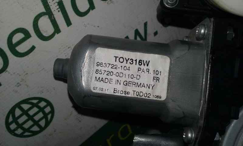 TOYOTA Yaris 2 generation (2005-2012) Стеклоподъемник передней левой двери 983712100,857020F010 18459329