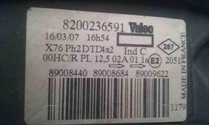 RENAULT Kangoo 1 generation (1998-2009) Fram höger strålkastare 8200236591,TOCADO 18587549