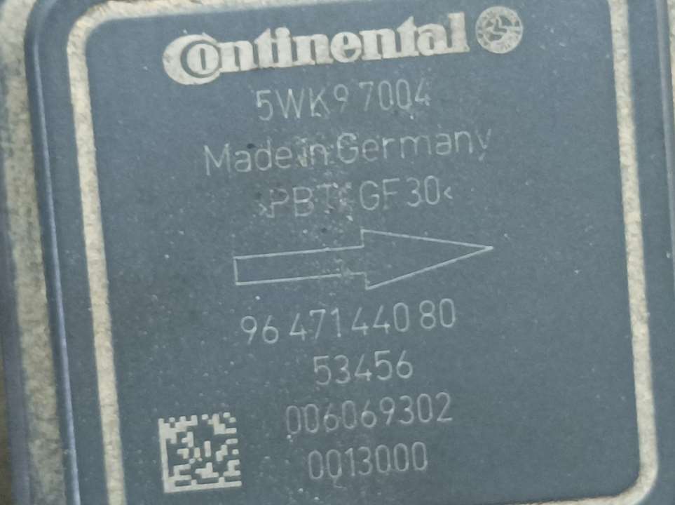 TOYOTA C3 1 generation (2002-2010) Masseluftstrømsensor MAF 9647144080,5WK97004 23631624