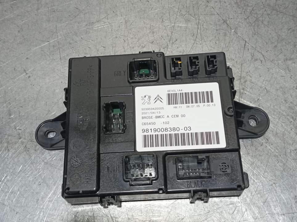 PEUGEOT 3008 2 generation (2017-2023) Other Control Units 9819008380,503959420005 23901731