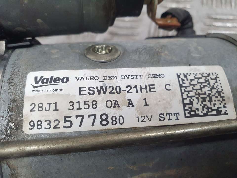 CITROËN Jumpy 3 generation (2016-2023) Startovací motor 9832577880,ESW2021HE 24867650