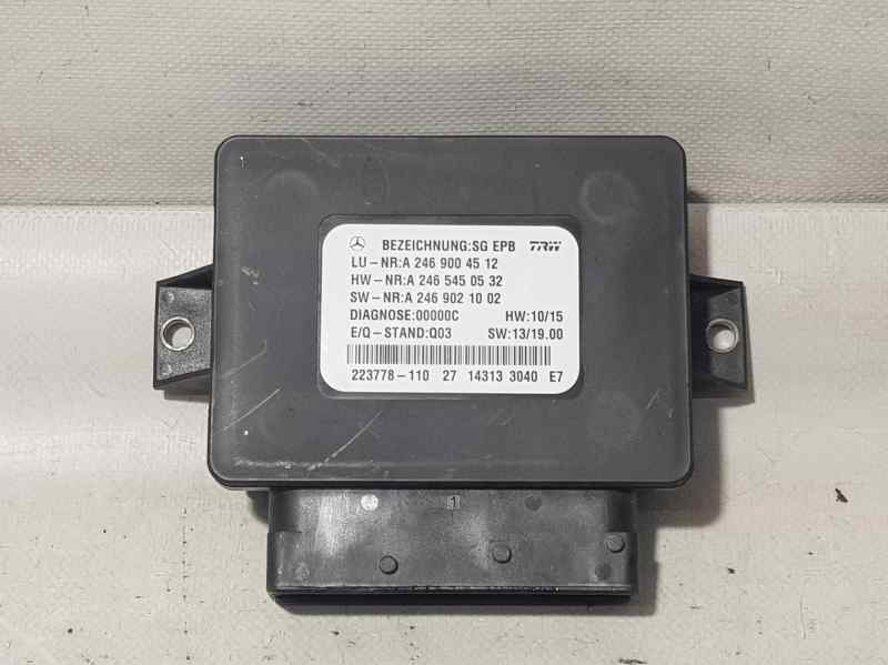 MERCEDES-BENZ A-Class W176 (2012-2018) Other Control Units 2469004512 18679001