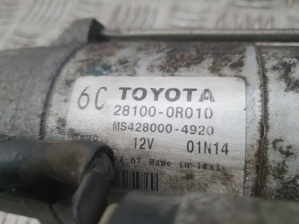 DODGE RAV4 2 generation (XA20) (2000-2006) Starter Motor 281000R010, MS4280004920 23661800