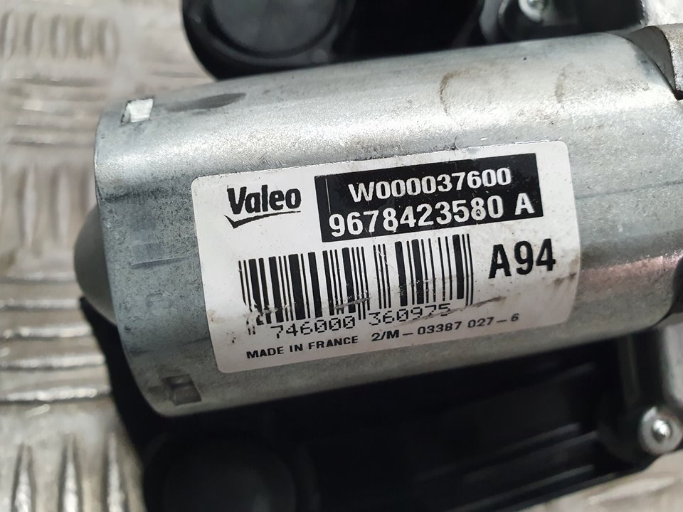 PEUGEOT 207 1 generation (2006-2009) Tailgate  Window Wiper Motor 9678423580A,W000037600 26523633