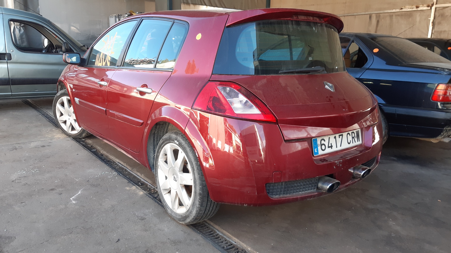 RENAULT Megane 2 generation (2002-2012) Hátsó csomagtértakaró 8200034999 18690924