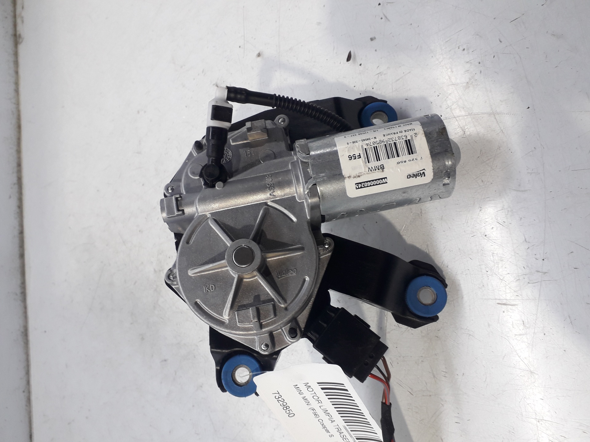 MINI Cooper R56 (2006-2015) Galinio dangčio (bagažinės) valytuvo varikliukas 7329850, 15.738KMS, 3PUERTAS 22300711
