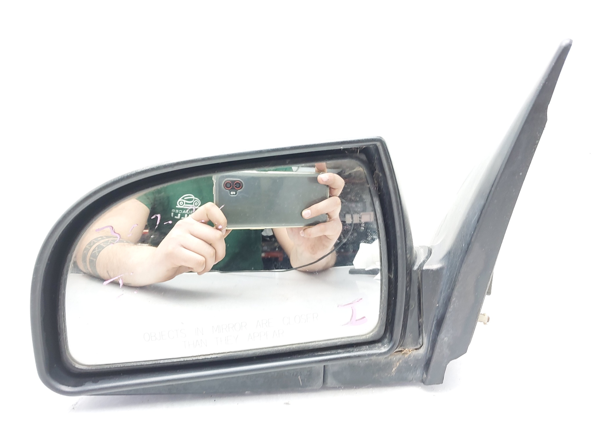 KIA Carens 2 generation (2002-2006) Priekinių kairių durų veidrodis 0K2HC69180XX 25071302