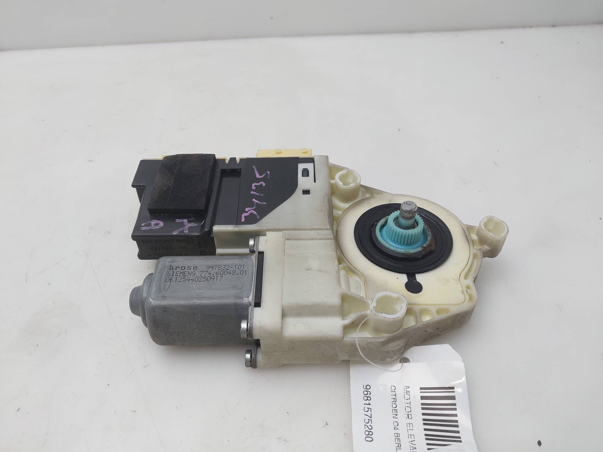 CITROËN C4 1 generation (2004-2011) Front Left Door Window Regulator Motor 9681575280 23996400