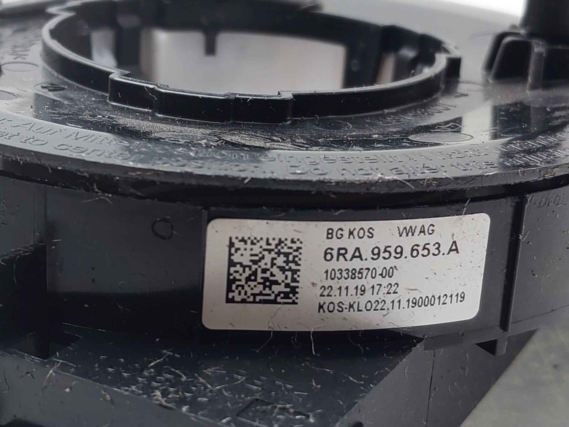 SEAT Ateca 1 generation (2016-2024) Rat Slip Ring Squib 6RA959653A, 5PUERTAS 23070845