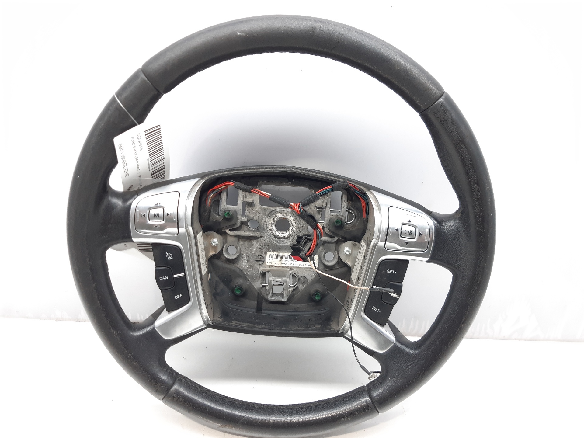 FORD Galaxy 2 generation (2006-2015) Steering Wheel 6M213600CL3ZHE 24986708