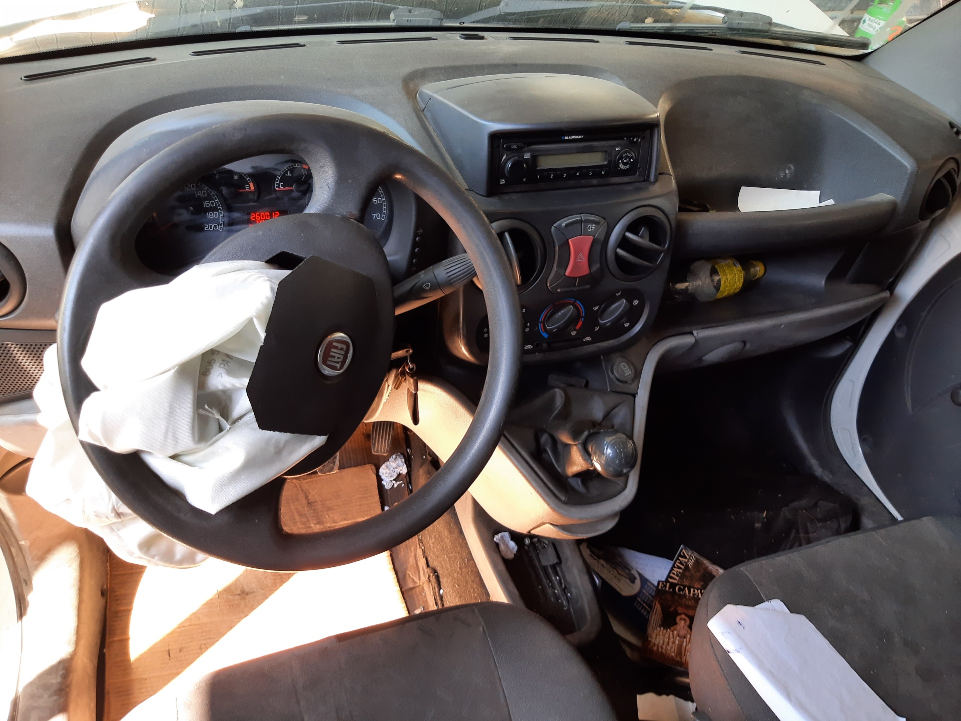 FIAT Doblo 1 generation (2001-2017) Наружная ручка передней правой двери 232884 22448310