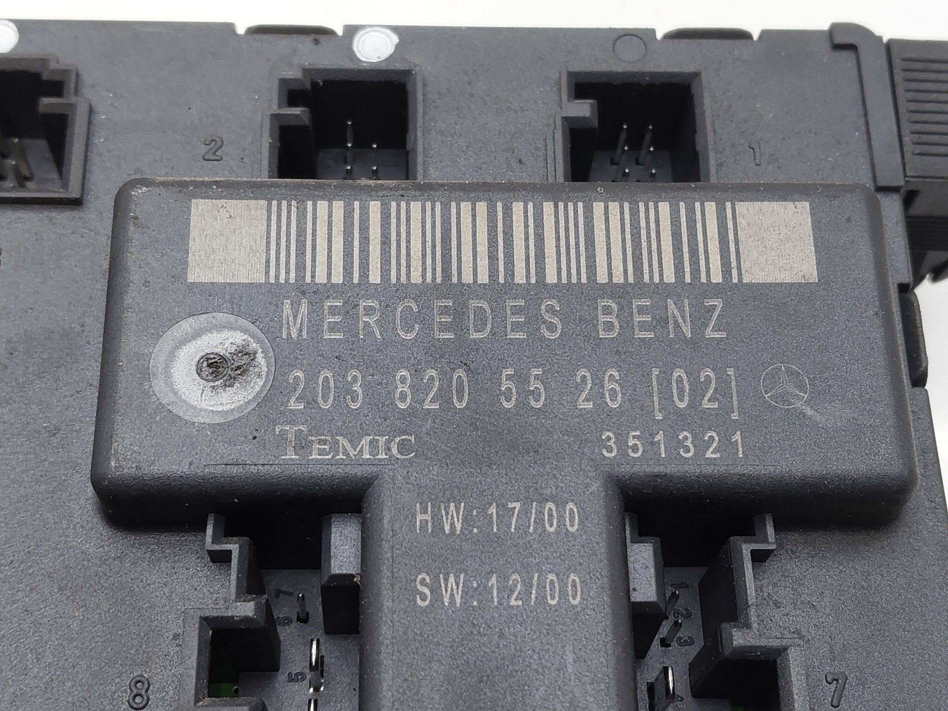MERCEDES-BENZ C-Class W203/S203/CL203 (2000-2008) Другие блоки управления 2038205526 22468163