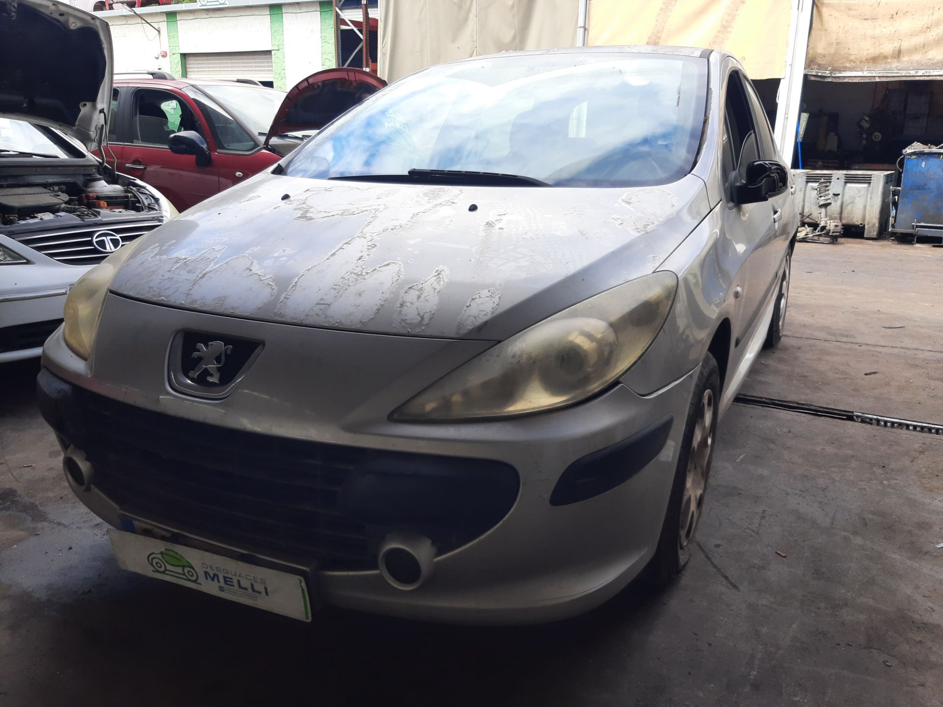 PEUGEOT 307 1 generation (2001-2008) Rétroviseur latéral gauche 96347725XT 25710220