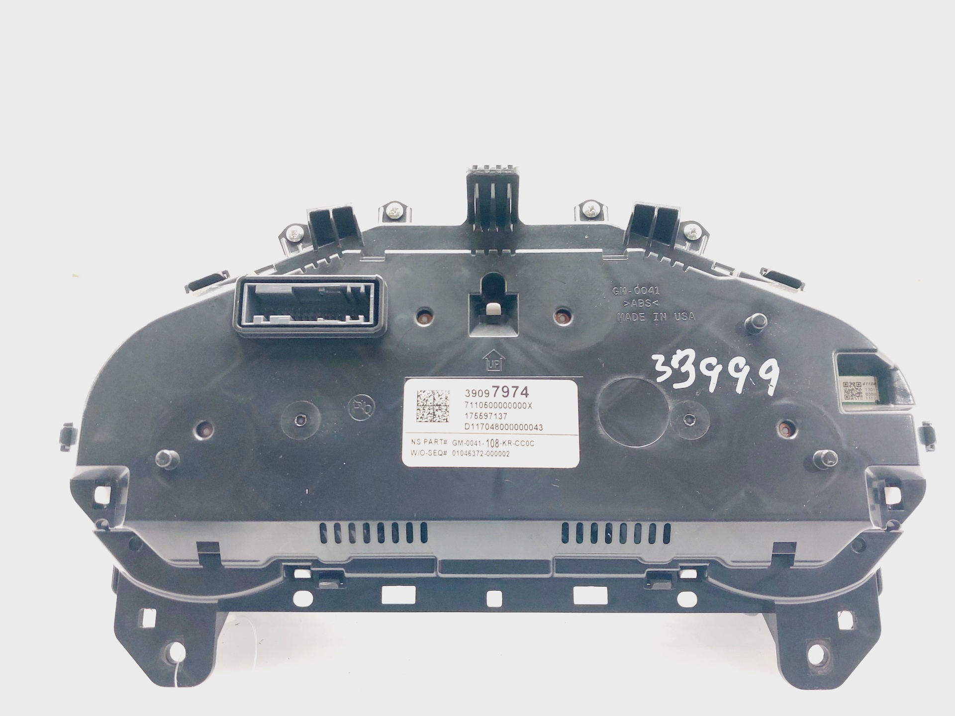 OPEL Astra K (2015-2021) Compteur de vitesse 39097974 25112052