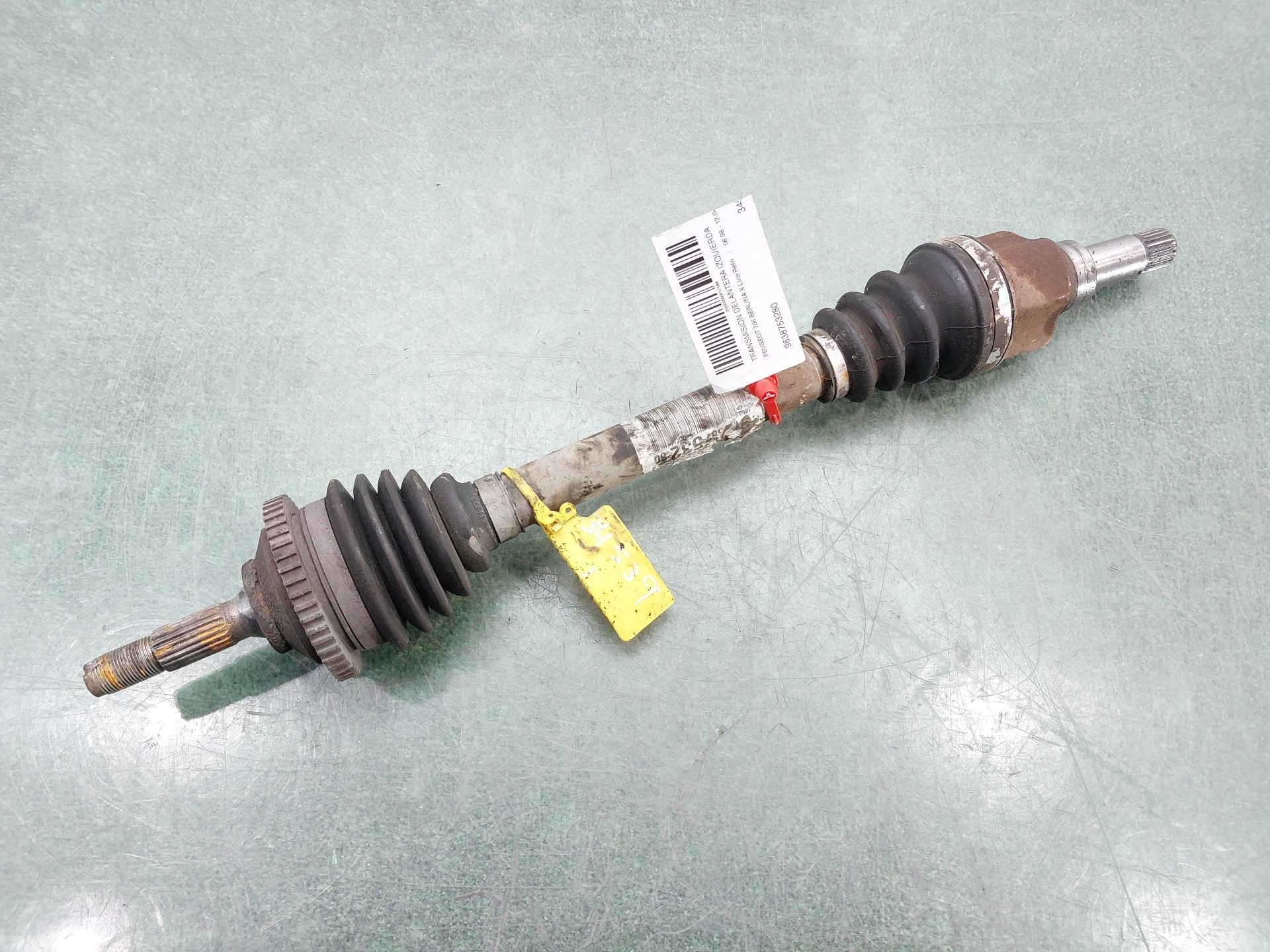 RENAULT 206 1 generation (1998-2009) Front Left Driveshaft 9638753280 25405949