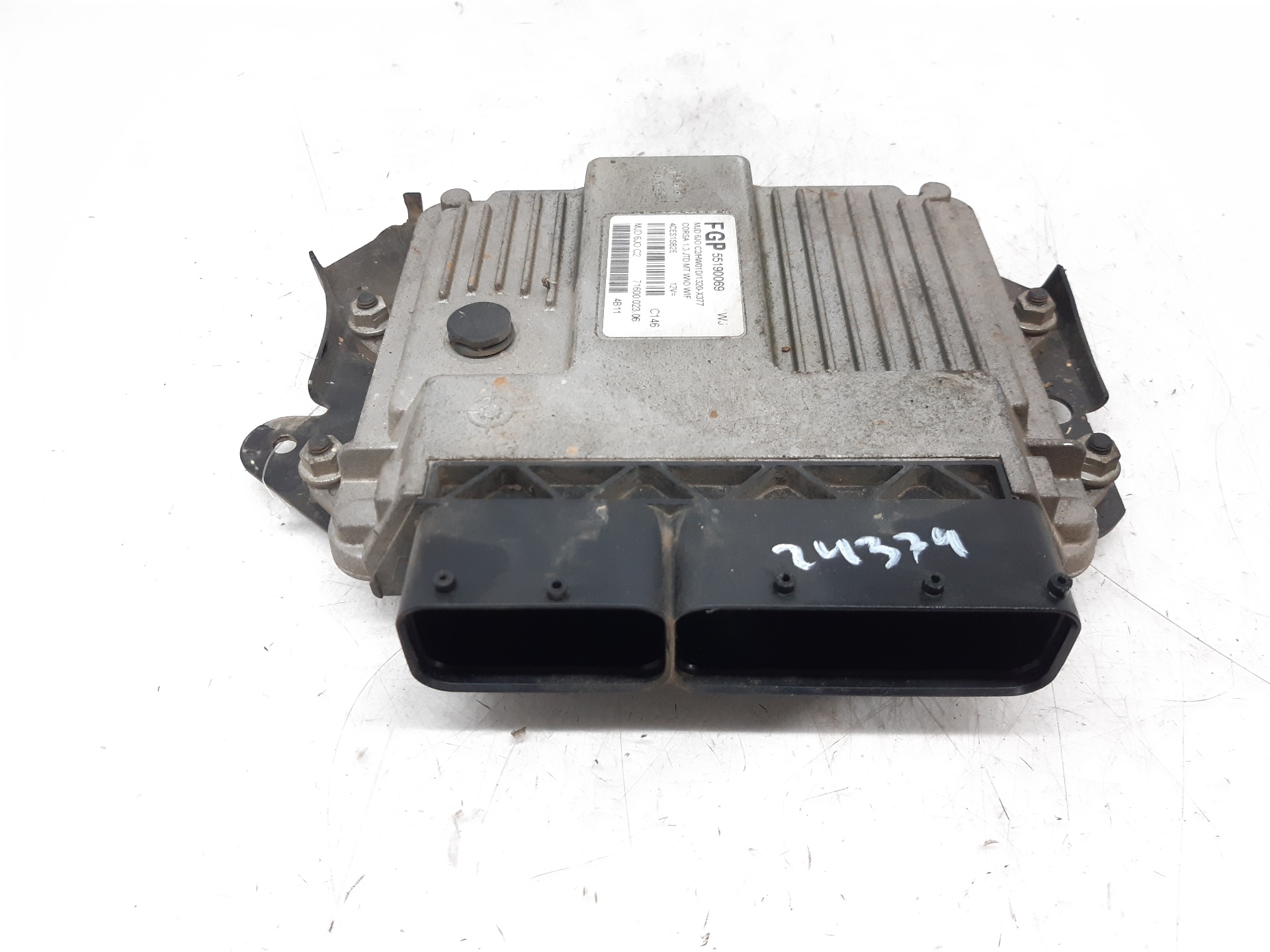 OPEL Corsa C (2000-2006) Moottorin ohjausyksikkö ECU 55190069 18703003