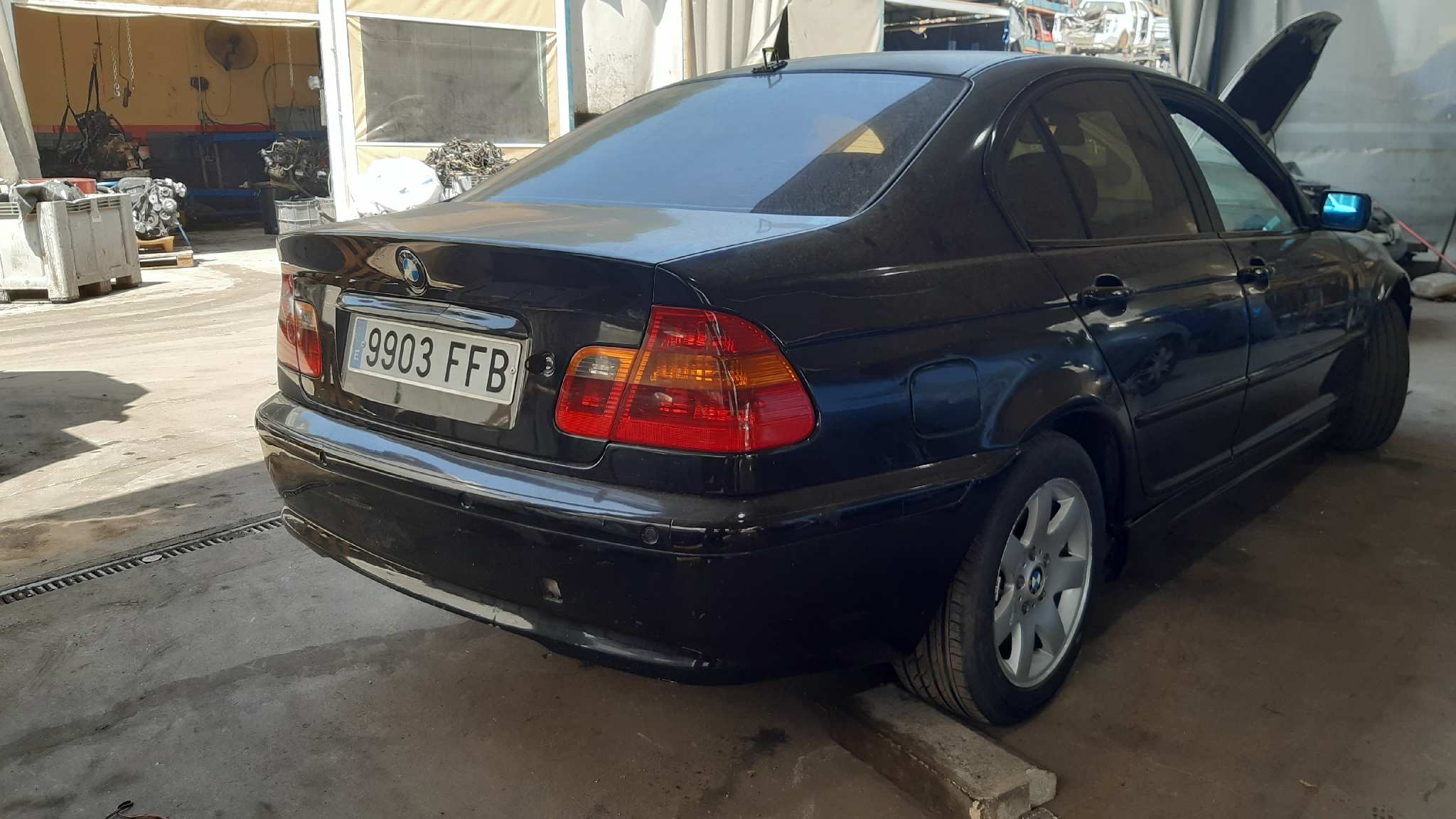 BMW 3 Series E46 (1997-2006) Priekinių kairių durų stiklo pakelėjas 8362063 24883681