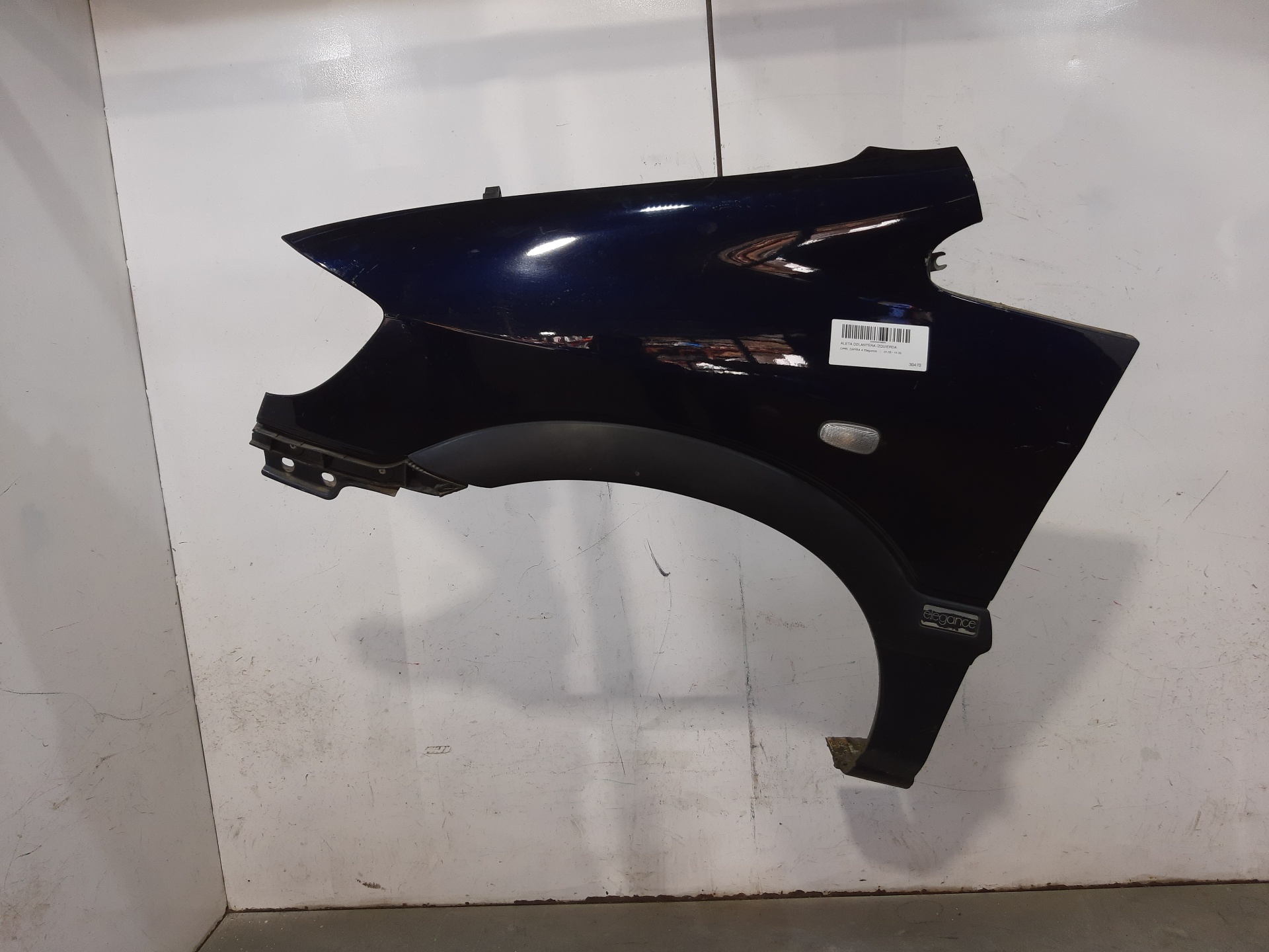 OPEL Corsa B (1993-2000) Vänster framskärm 9195344 22495403